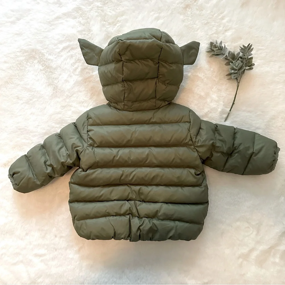 Gap Baby | Yoda - Star Wars Puffer Jacket - Sz 6/12 months - EUC - Picture 8 of 8
